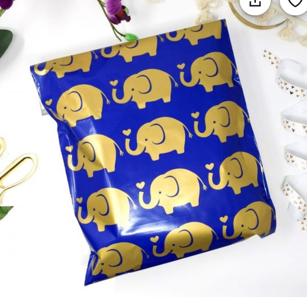 Lucky Elephant Poly Mailers 6 x 9